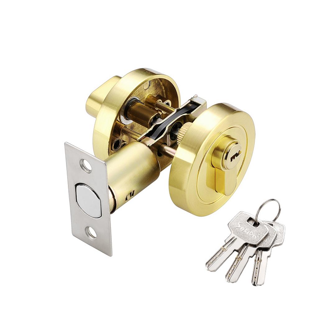 Copper Door Locking Mechanism Anti-theft Lock Anti-theft Lock Bedroom Door Locks Hotel Door Lock Keyed Entry Home Security