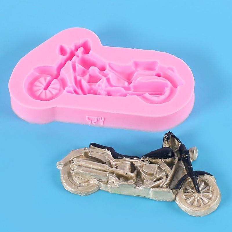 Silicone Mold Bicycles Resin Molds Keychain Casting Molds Bike Epoxy Mold for Jewellery DIY Silicone Mold Crafting Molds