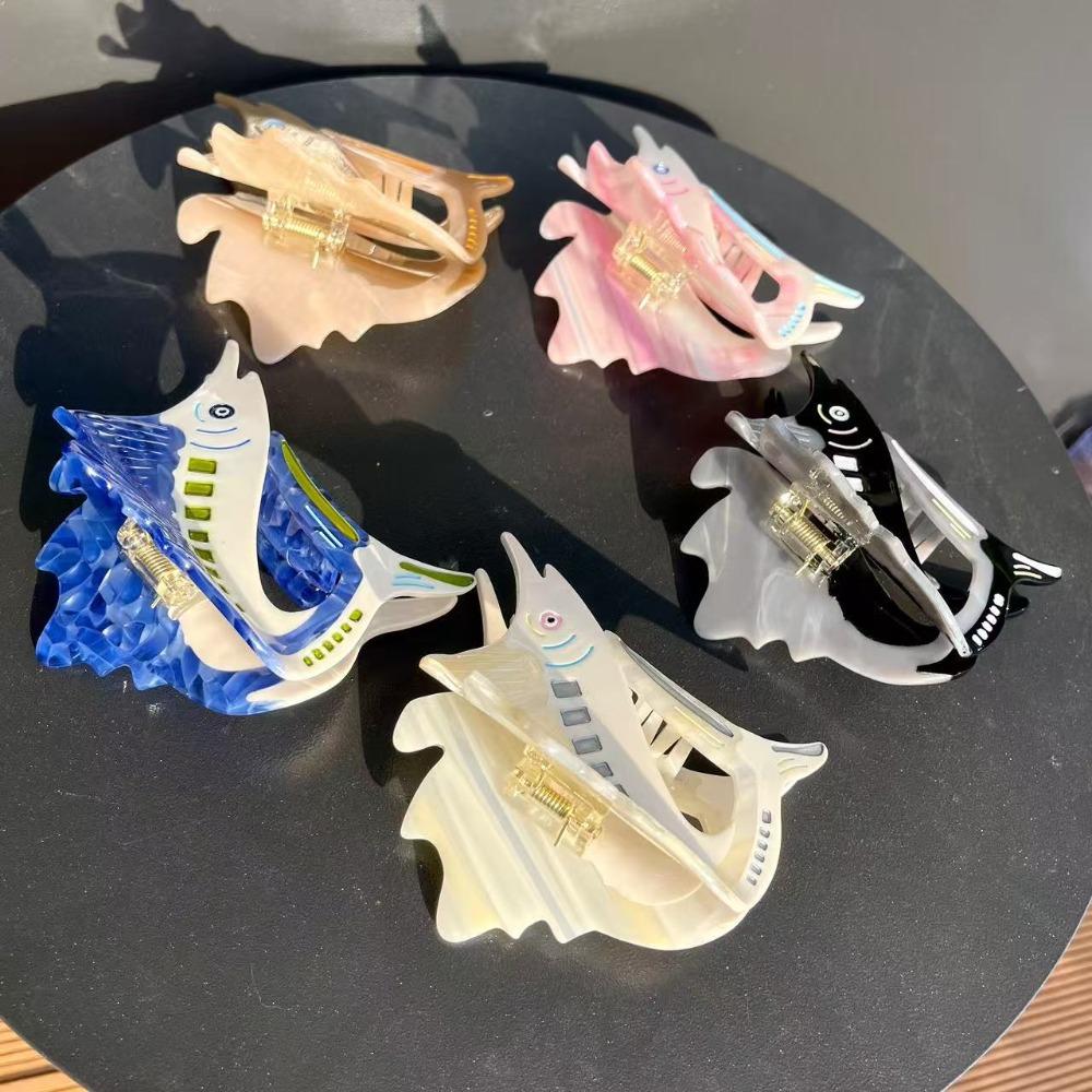 Fish Tuna Hair Claw Korean Style Marine Organisms Shark Clip  Headdress