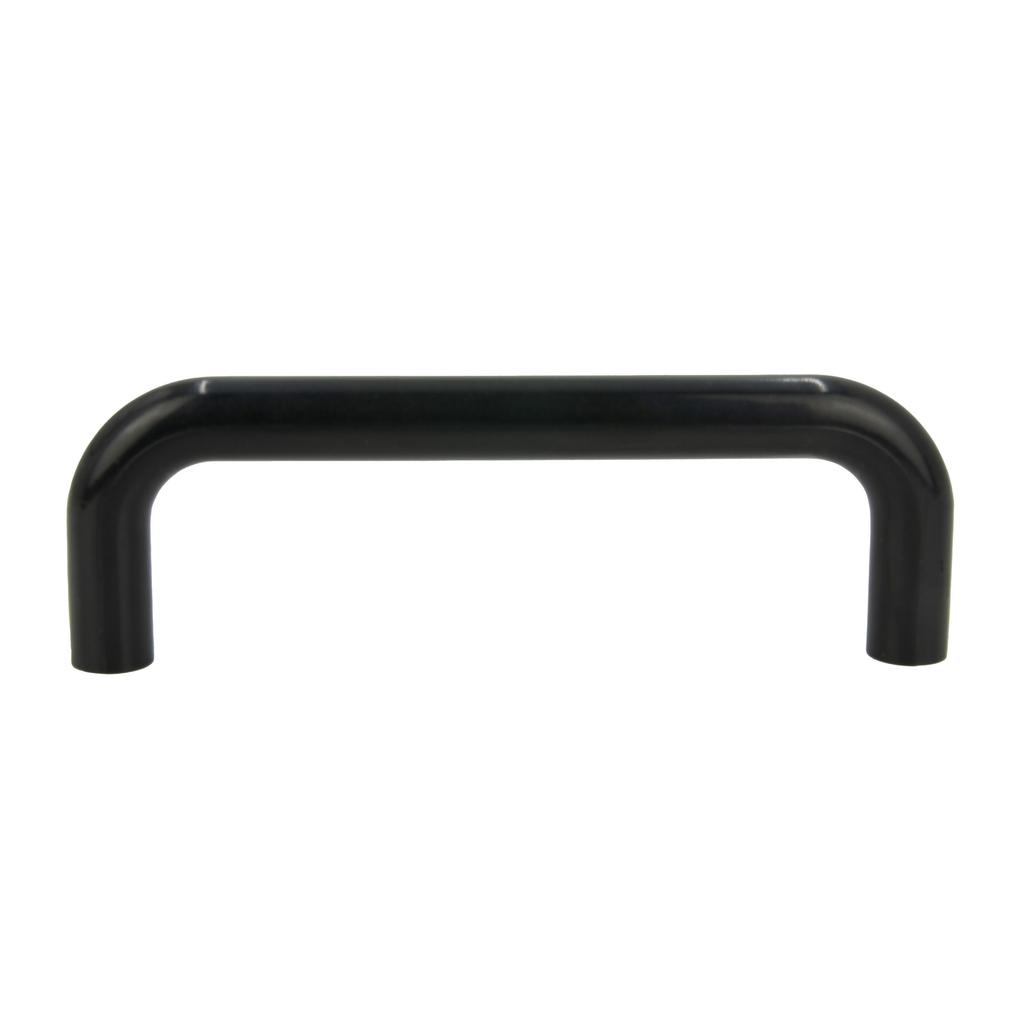 Furniture handle black 96 mm plastic handle