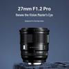 Viltrox 27mm f/1.2 Pro Prime Lens for F/Z/E Mount Mirrorless Cameras with Autofocus