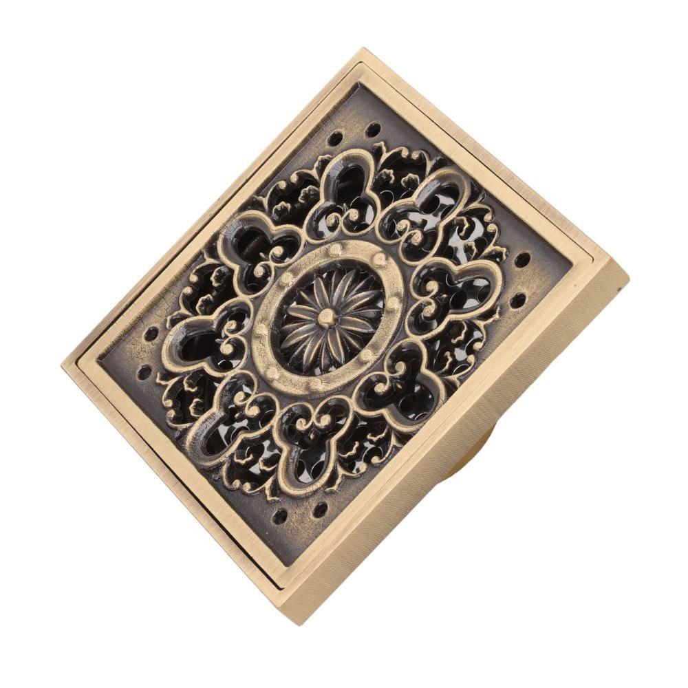10 x 10 cm / 3.94 x 3.94 in Shower Drain Kit Square Drain Strainer Classic Floor Strainer Toilet