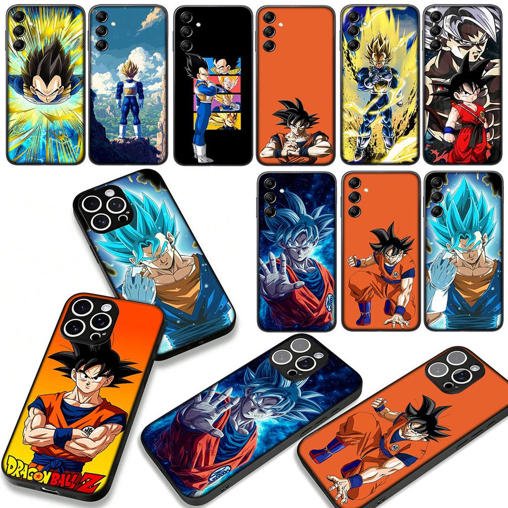 Son Gokus Dragon Vegeta Balls Phone Cover Case for Apple iPhone 16 15 14 Plus 13 12 Mini 17 Pro Max + 16E Air 16+ ProMax Casing