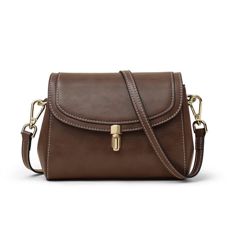 VINEY Women's Leather Crossbody Bag