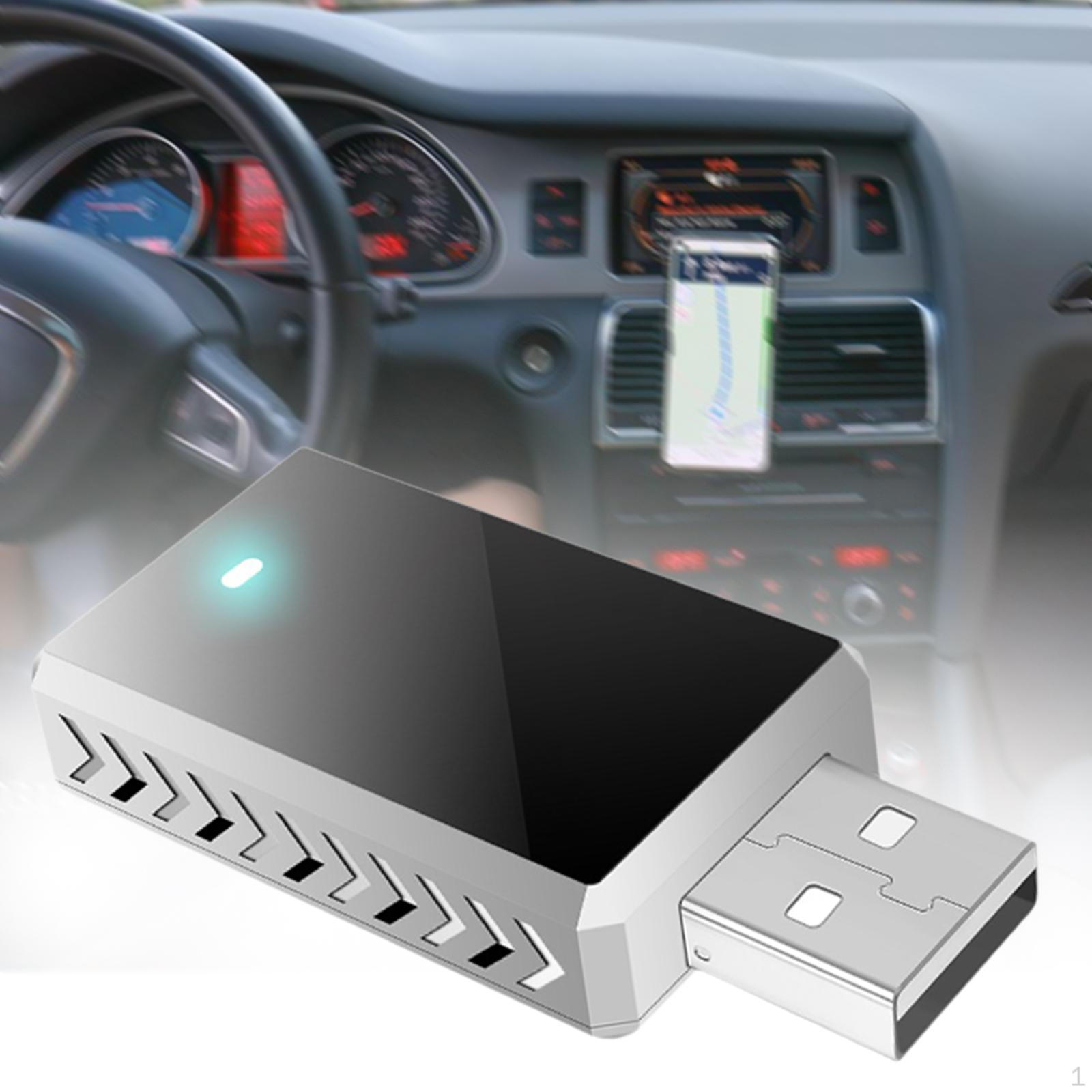 

Автомобильный соединительный блок, аксессуары, 2 В, компактный, 5 Вт, портативный беспроводной адаптер Plug Play Silver Frame