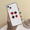Ace of Spades Poker Phone Case For iPhone 15 14 Plus 11 12 13 16 Pro Max Mini 7 8 X XR XS Max Cover