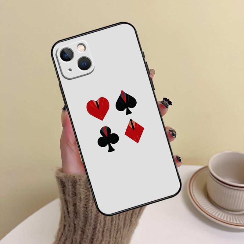 Ace of Spades Poker Phone Case For iPhone 15 14 Plus 11 12 13 16 Pro Max Mini 7 8 X XR XS Max Cover