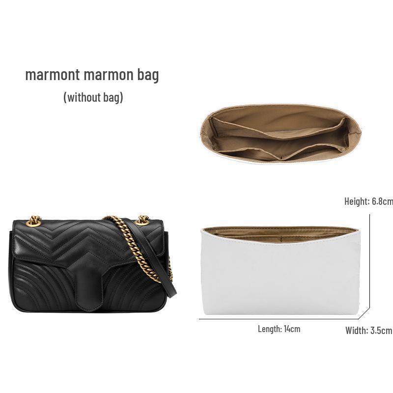 Meisterhandwerker Guci Marmont Mini Dupont Tasche mit Papierfutter und Umhänge-Schulterriemen