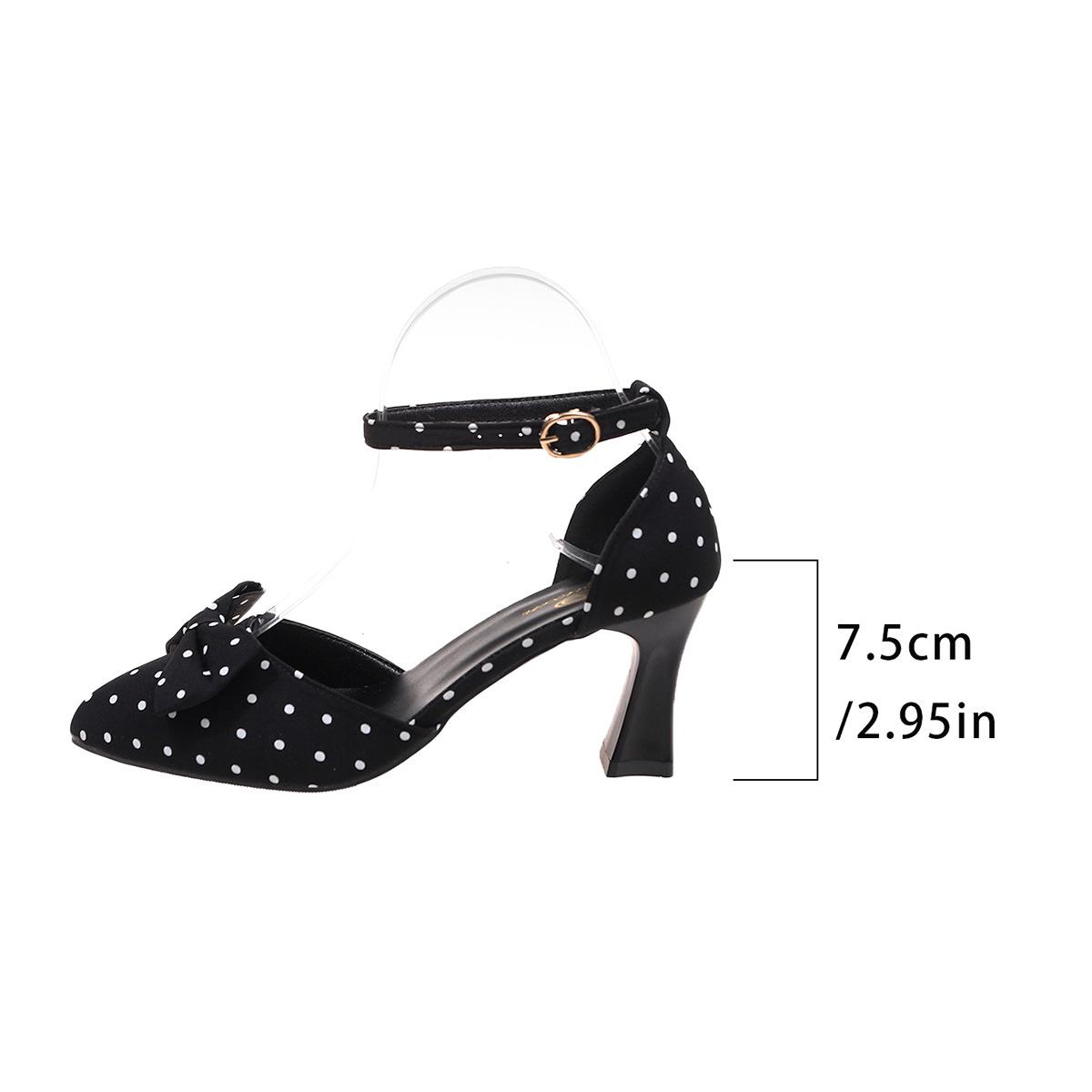 Anti-slip Shoes, Sandals, New Style Pointed-toe Thick-soled High-heeled Women s Shoes 36