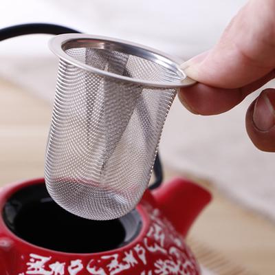 Wielokrotnego użytku siatka ze stali nierdzewnej zaparzaczem sitko do herbaty czajniczek Drinkware Tea Leaf Spice Filter akcesoria kuchenne