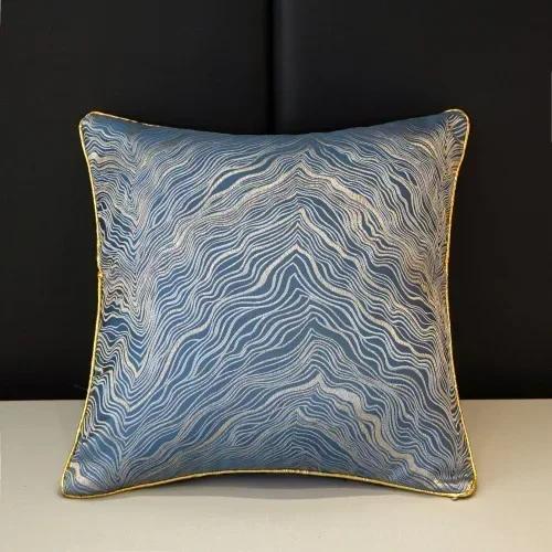 Luxury Shiny Holiday Accessories With Gold Stripe Decoration, Cushion Pillowcase throw pillows  cojines decorativos para sofá