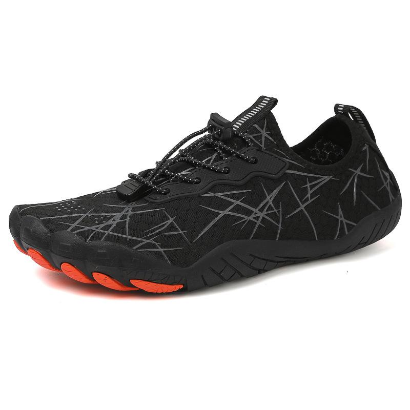 New Outdoor Swimming Shoes Lightweight Breathable Wading Shoes Couples' Beach and Stream-Crossing Footwear Quick-Drying Five-Toe Hiking Boots