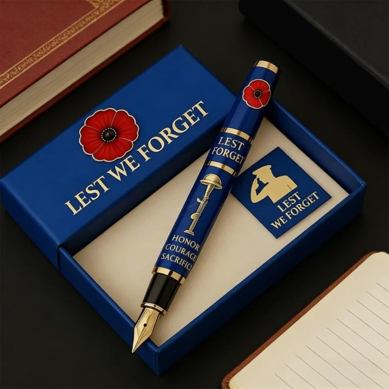 Metal Gel Pen Honoring Americans 250th Anniversary Comfortable Grip Pen for Office and Collection