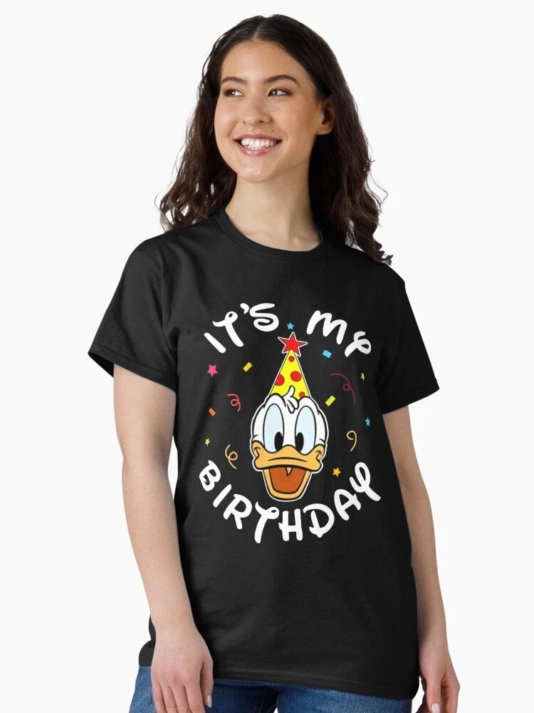 Donald Big Face Birthday Cute Classic Funny T Shirt Unisex S