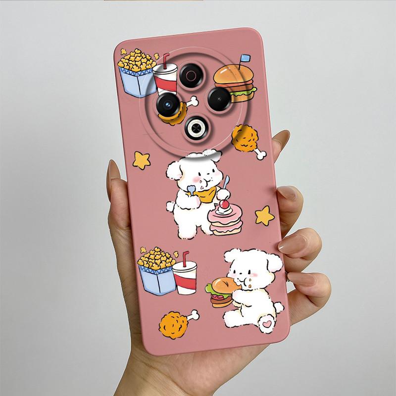 For Tecno Spark 30 4G KL6 Phone Case Cover Silicone Sweet Painted Shell Cartoon Funda Lovely Printed Protective Casing Coque