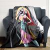 Nightmare Before Christmas Blanket Soft Throw Blanket For Home Bedroom Bed Sofa Travel Office Solid Christmas Blanket