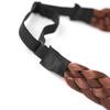 Synthetic Hair Braided Headband Twist Headband Chunky Wide Plaited Braids Elastic Stretch Hairpiece