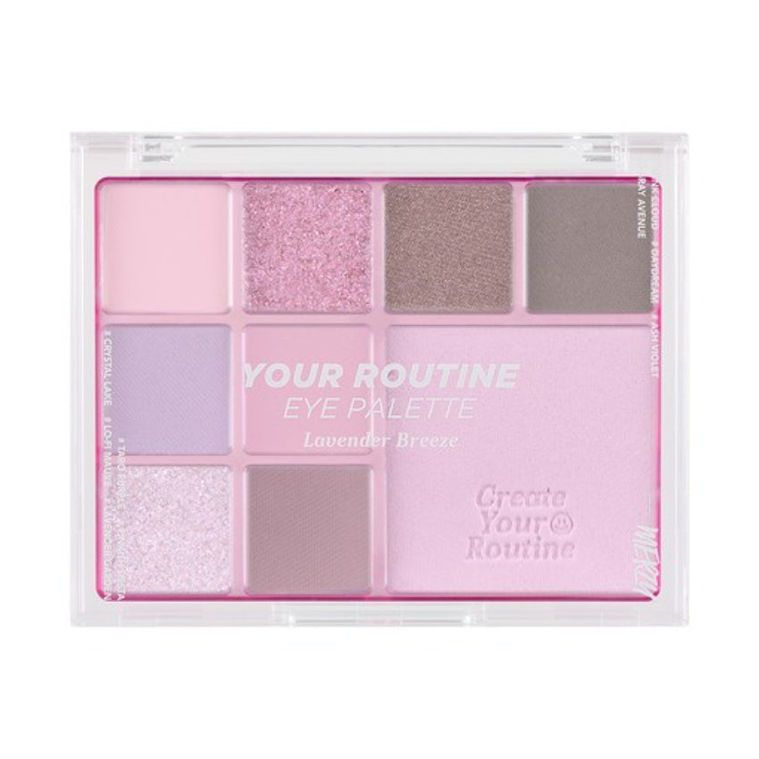

Палетка для глаз Merzy Your Routine Eye Palette 01.Солнечный силуэт/02.Лавандовый бриз 12,3 г 02.Lavender Breeze