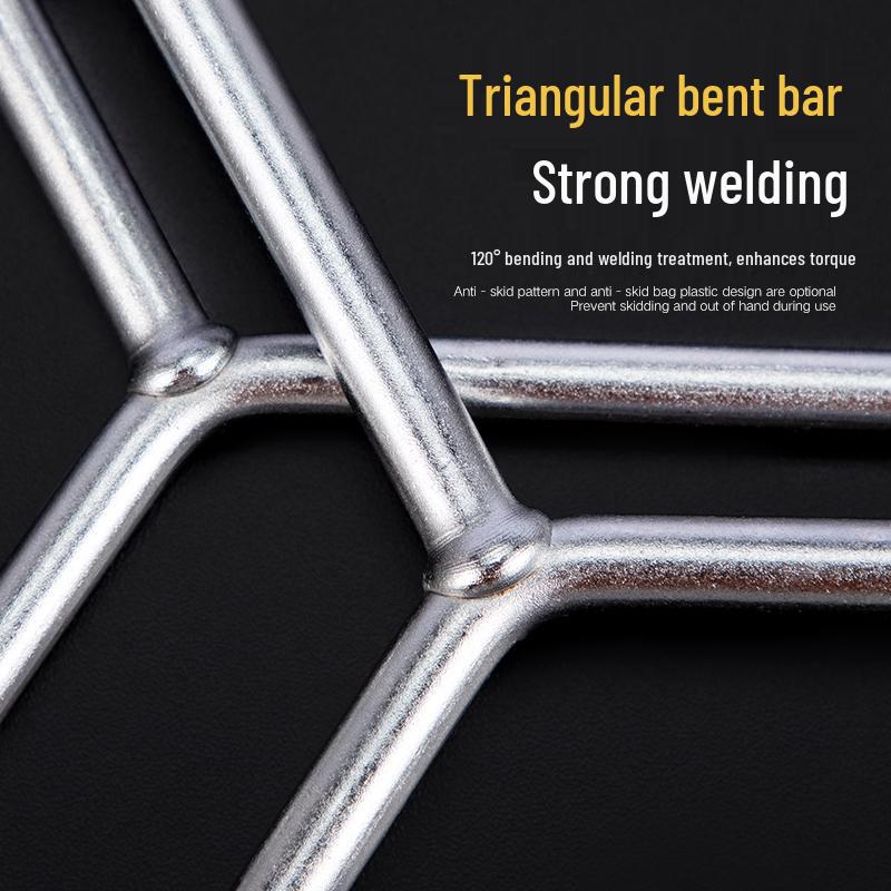 Y-Type Triple Socket Hex Wrench for Motorcycle & Auto Repair