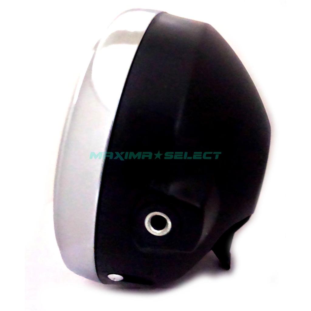 MAXIMASELECT Světlomet 180mm H4 s žárovkou XJR400 ZRX400 Zephyr 400 Zephyr 750 Zephyr 1100 Multi-Reflektor