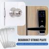 Premium Polished Stainless Steel Door Strike Plate Reinforced Door Lock Plate  Deadbolt