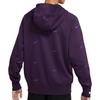 Nike Sweatshirts Men's Purple Hooded Moderate Regular DA0111-525