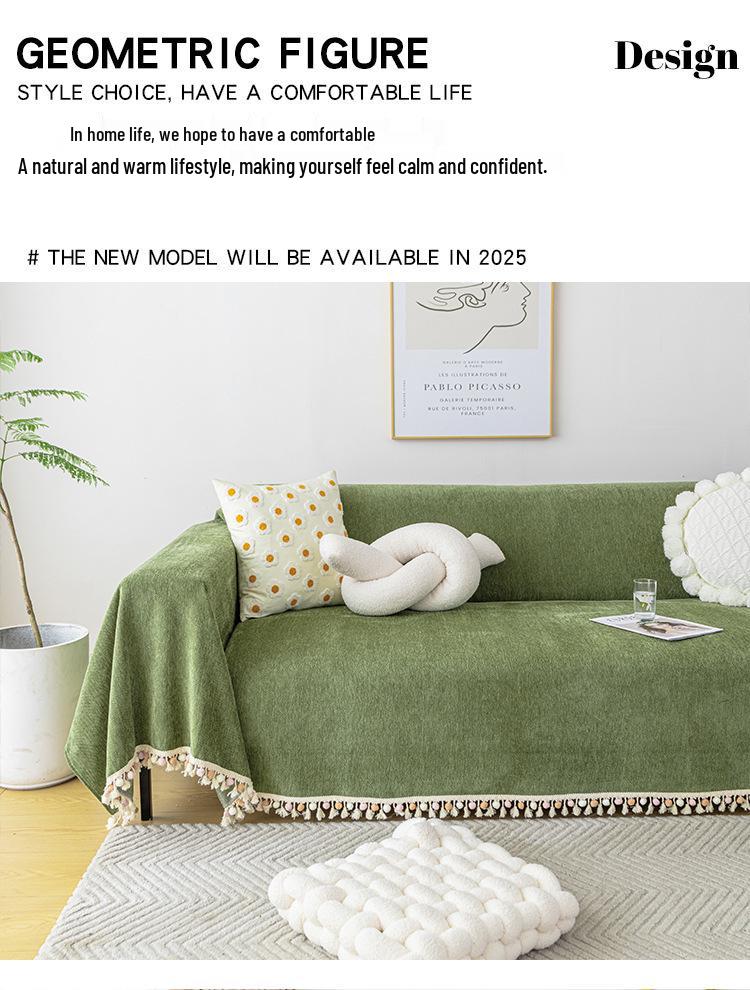 Uniwersalny wodoodporny pokrowiec na sofę z mikrofibry: Całoroczny, Odporny na mocz, Jednolity kolor