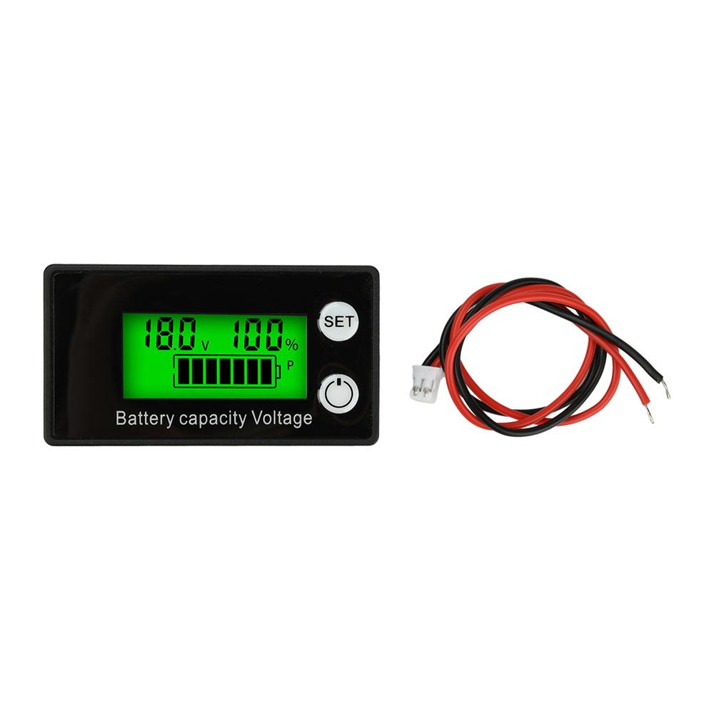 DC 8-100V Battery Capacity Indicator Digital Display Voltage Meter 12V, 36V, 48V, 60V, 72V, 84V Suitable for Cars and Motorcycle