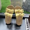 French Platform Slippers Women's Outer Wear 2025 Summer New with Skirt Versatile Fairy Style Bow Word Sandals