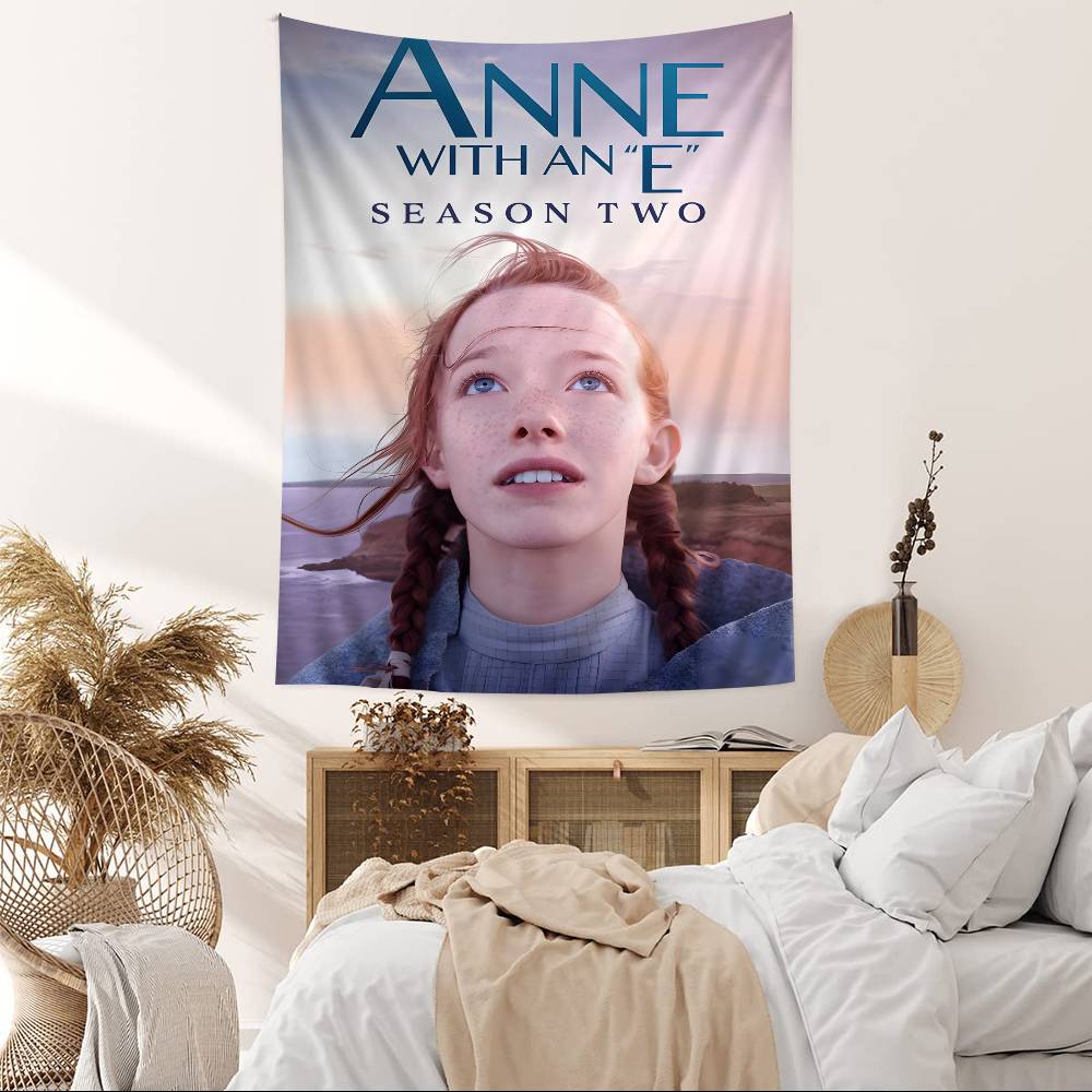 Anne With An E Anime Tapestry Art Printing Japanese Wall Tapestry Anime Wall Hanging Home Decor
