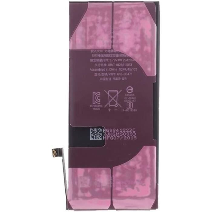 Batterie - COOL - iPhone XR - Lithium-ion - Noir - Durabilité