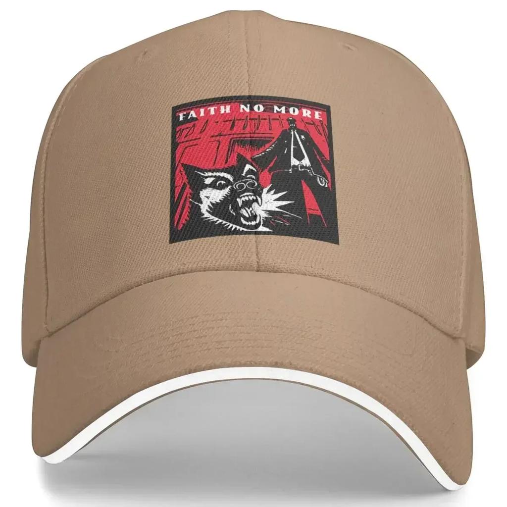 Fashion Faith No More Rock Cap Unisex Women Adjustable Fit Golf Hat Heavy Metal Music Baseball Cap for Casual Wear