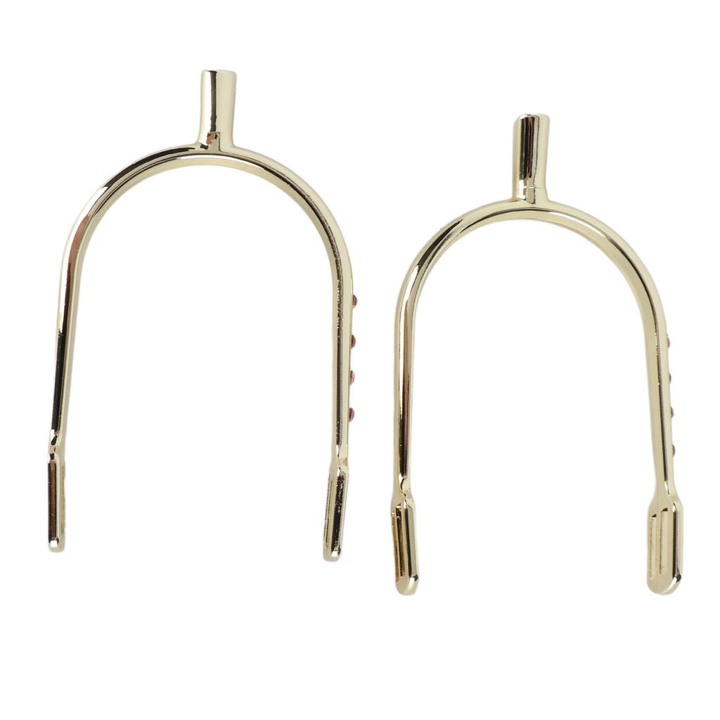 Young Girl Chrome Plated Spurs Women S Chrome Brass Zinc Alloy Narrow Spurs