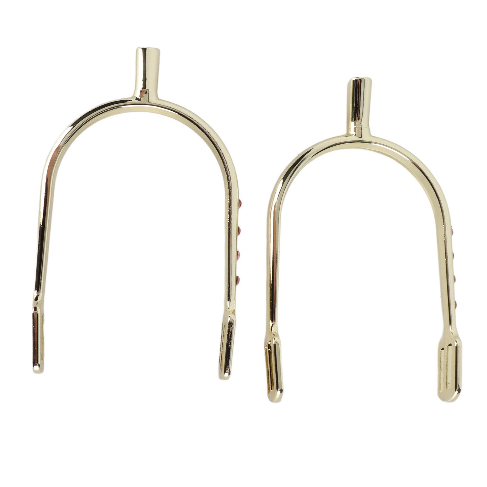 

Подростковые хромированные шпоры Женские хромированные латунные шпоры из цинкового сплава Узкие шпоры Type 2