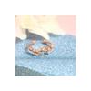 Verstellbarer Stone Ivy-Ring für Damen mit 14-Karat-Rosévergoldung