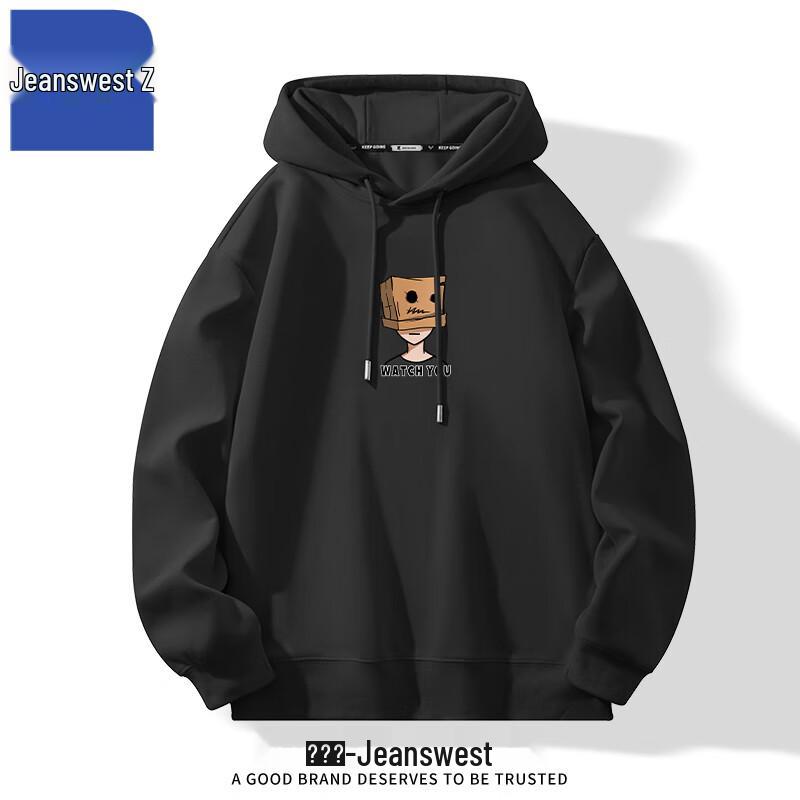 

Jeanswest Men s Z-Style Cartoon Hooded Sweatshirt T1003 5XL