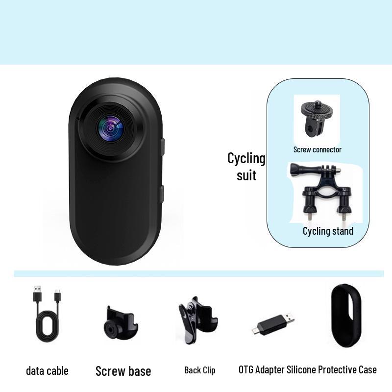 Outdoor Shockproof Cycling & Motorcycle Thumb Camera for Vlogging, Mountain Climbing, Fishing, and Pet Recording