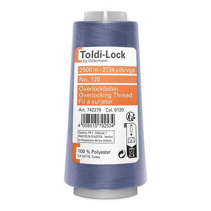 Fil Surjet spécial Overlock 2500m 100% polyester - Att 379 - 6120 - bleu jeans