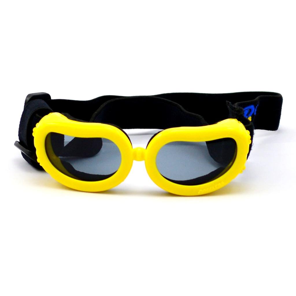 Hundesonnenbrille, UV-Schutzbrille, Schutzbrille mit verstellbarem Riemen, wasserdichte Outdoor-Haustierbrille