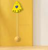 Children'S Rocket Table Tennis Hanging Trainer Indoor Parent-Child Exercise Corrected Vision Hand Eye Coordinater