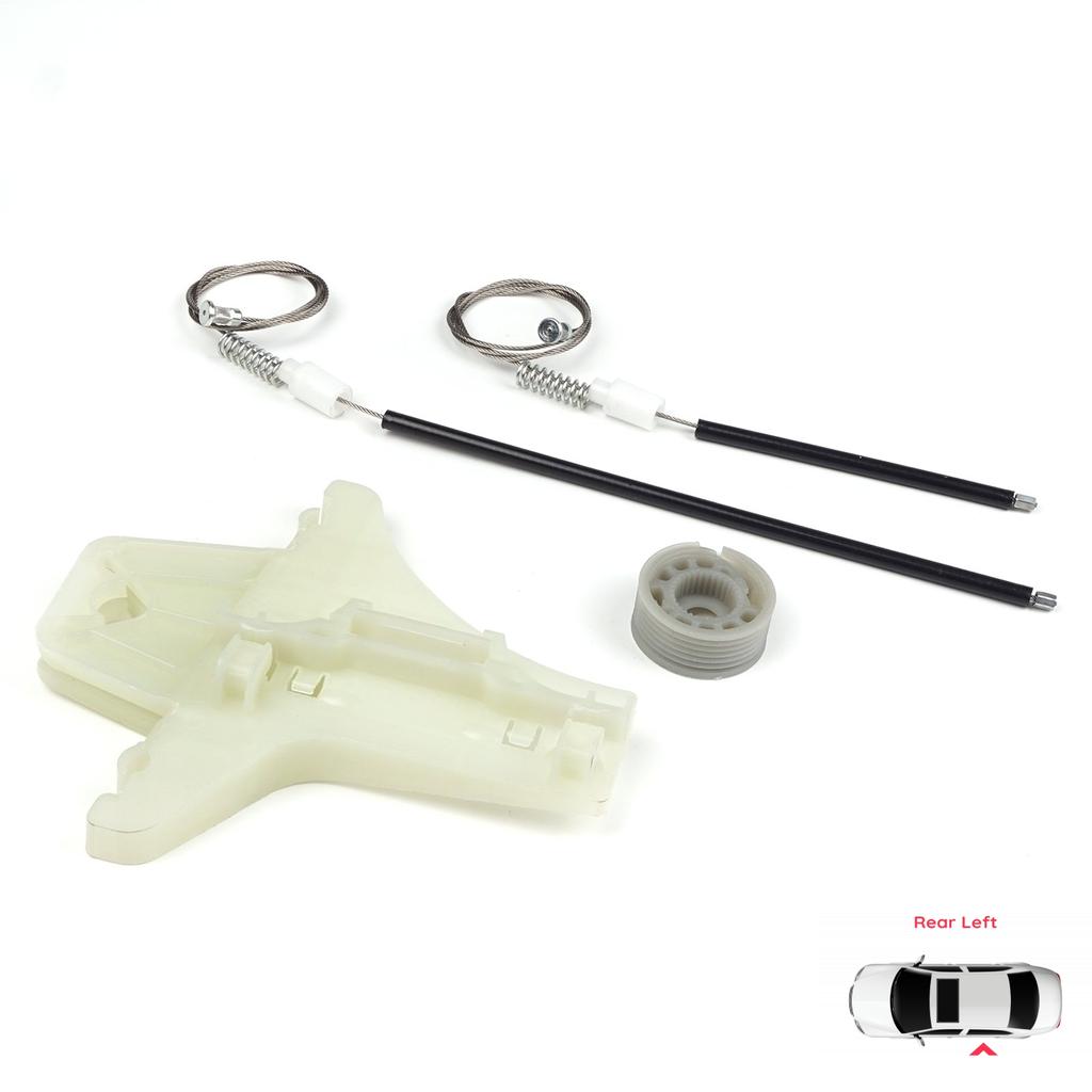BWR304 Fensterheber Reparatursatz Hinten Linke Tür für VW Jetta Golf MK5 A5 1K R32 GTI Rabbit Plus 5M1 1K4839461