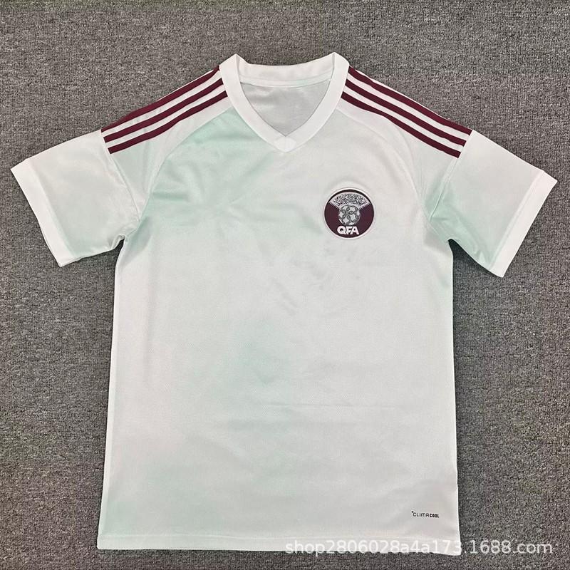 Mens Soccer Jersey 2026-2027 Qatar National Team Home Away Short Sleeve Football Shirt Training Match