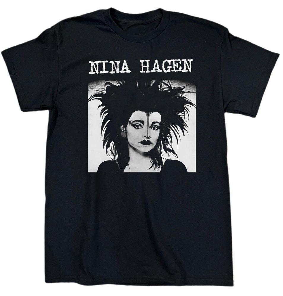 Nina Hagen Gift For Fans Heavy Cotton Black All Size Shirt BL534