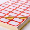 50 Sheets Writeable Labels Adhesive Sticker Jams Label Small Blank Sticker Sticker for Home School Office