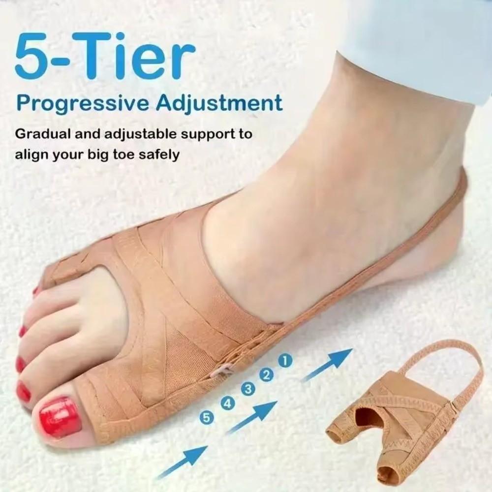 Adjustable Design Bunion Corrector Breathable Hallux Valgus Corrector Toe Straightener Night Use