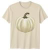 White Pumpkin TShirt Autumn Harvest Gift For Him And Her
