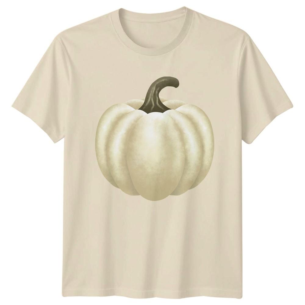 White Pumpkin TShirt Autumn Harvest Gift For Him And Her
