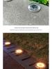 Solar LED Stainless Steel Underground Light for Outdoor Garden, Lawn, Courtyard, Rainproof.