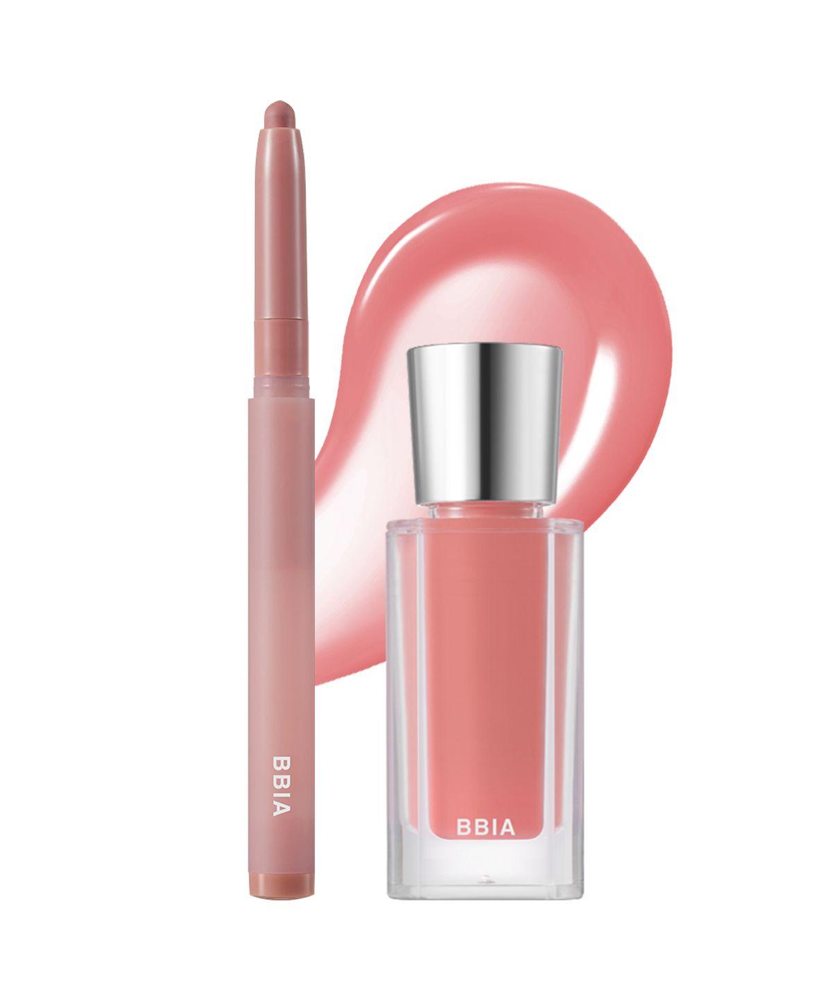 [SET] Nude Lip Pencil + Over Glaze