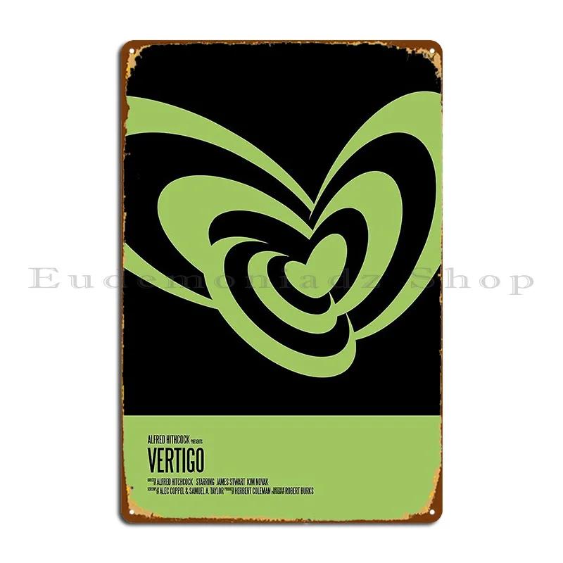 Vertigo Poster Earlofportland Metal Plaque Poster Wall Decor Designer Garage Wall Cave Club Tin Sign Poster